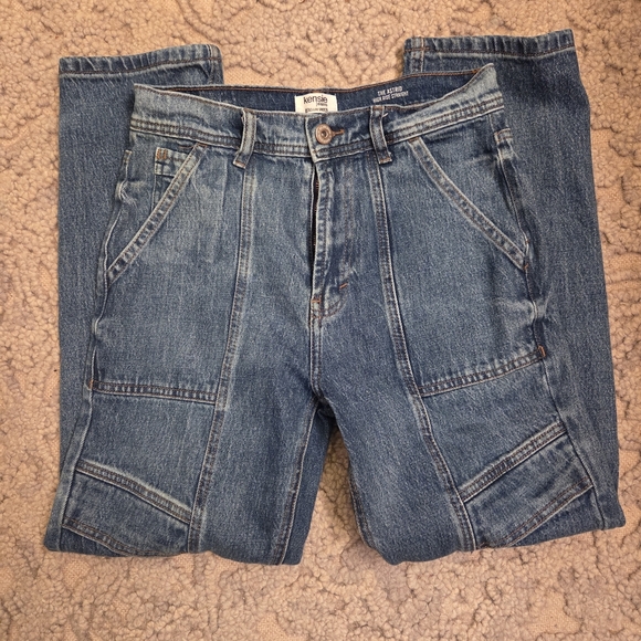 Kensie Denim - KENSIE The Astrid High Rise Straight Retro Luxe Stretch Jeans